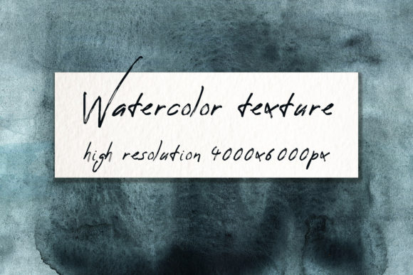 Elegant Deep Teal Green Watercolor Textures for Real Crafting