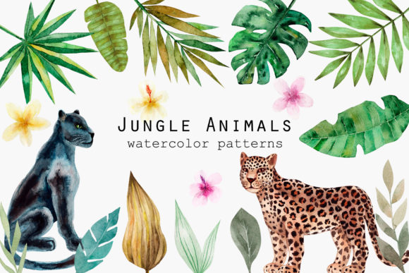 Jungle Animals Watercolor Patterns for Crafts: A Crafter’s Honest Review